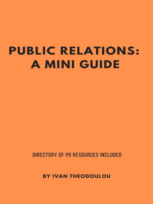 Title details for Public Relations by Ivan Theodoulou - Available